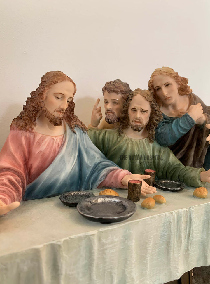 The Last Supper by Leonardo Da Vinci Large Sculpture 75cm Long