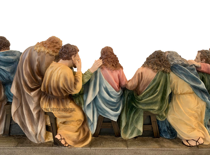 The Last Supper by Leonardo Da Vinci Large Sculpture 75cm Long