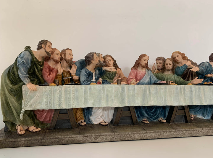 The Last Supper by Leonardo Da Vinci Large Sculpture 75cm Long