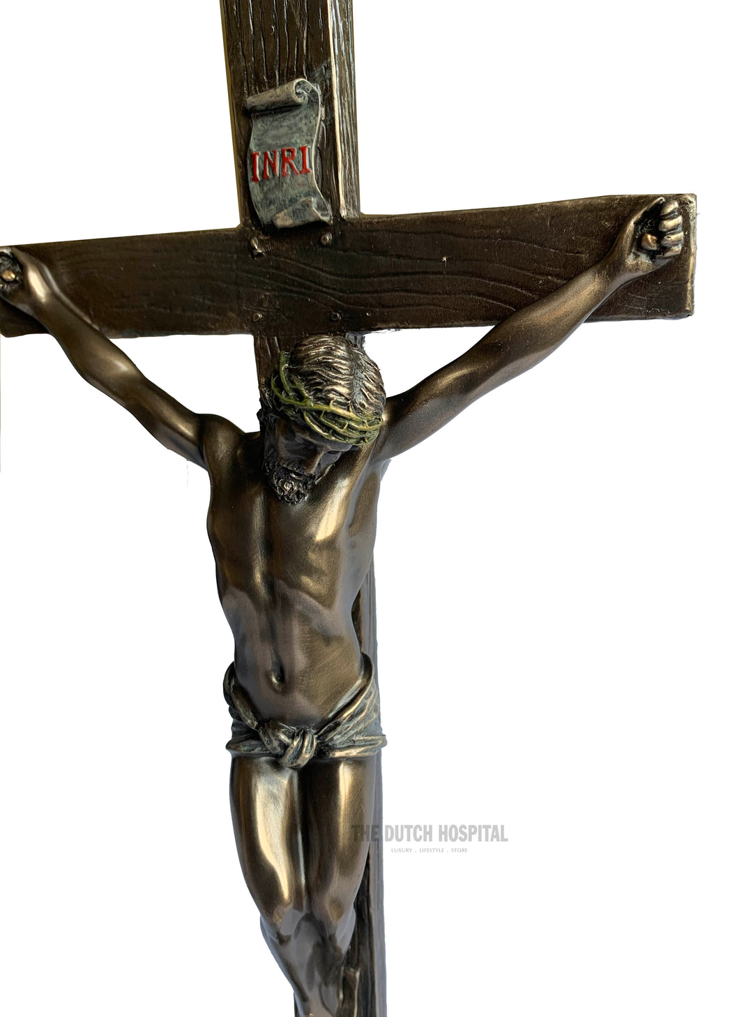 Crucifix on stand –  Jesus on the cross