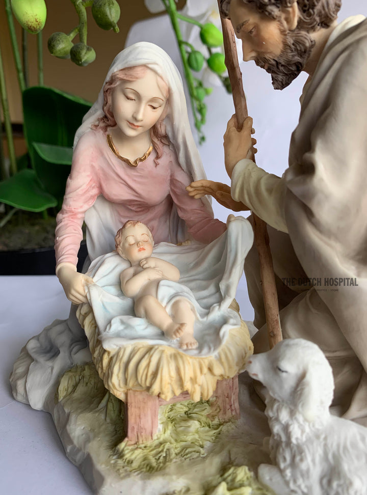 Nativity - Baby Jesus, Mary And Joseph