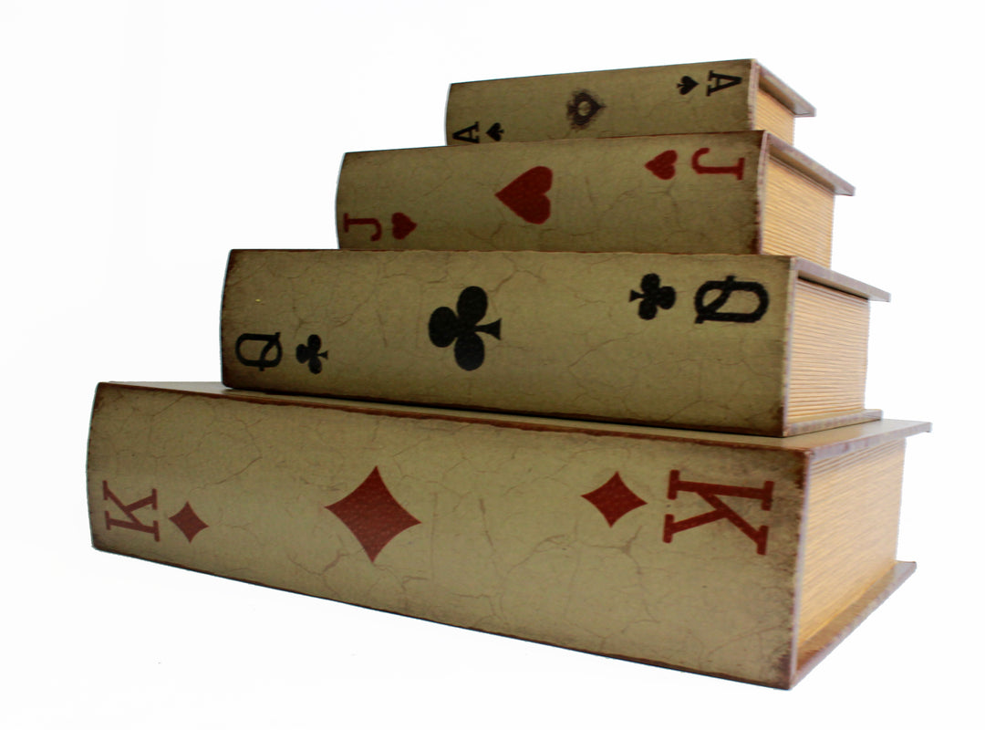 Storage Boxes –  Playing Card Storage Boxes – Alice In Wonderland Decor
