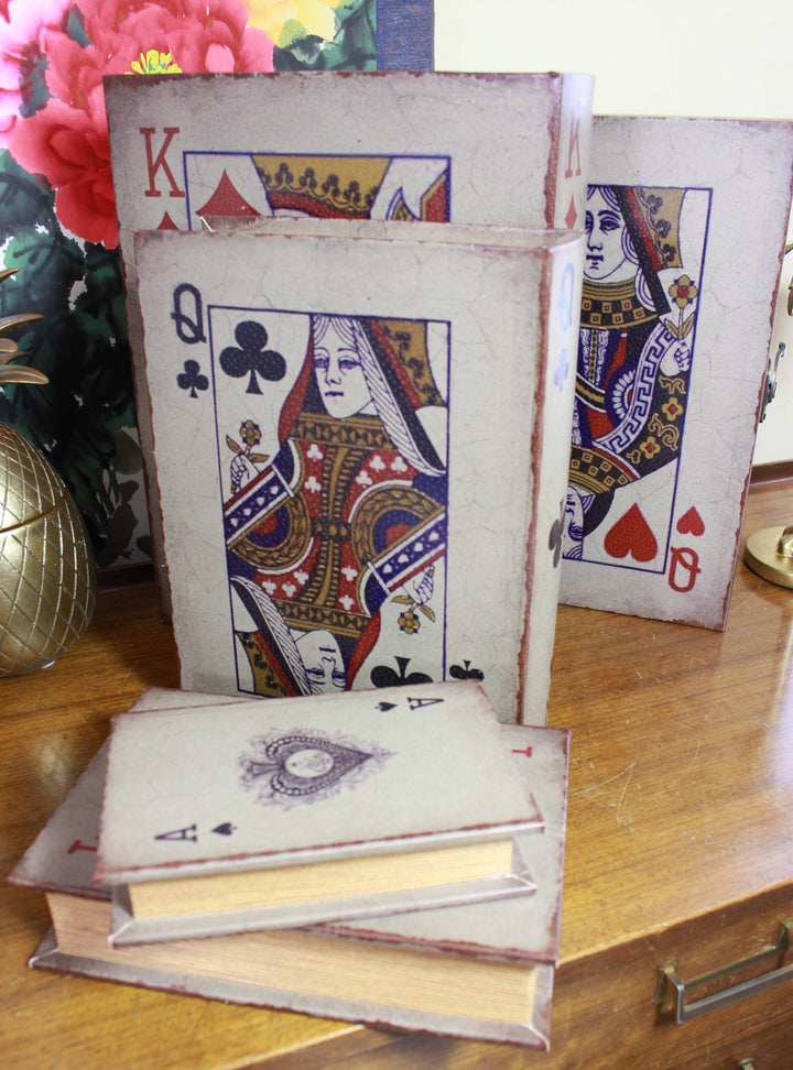 Storage Boxes –  Playing Card Storage Boxes – Alice In Wonderland Decor