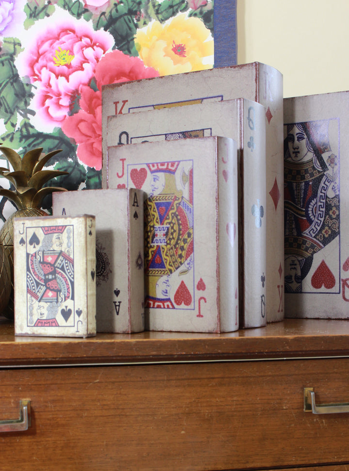 Storage Boxes –  Playing Card Storage Boxes – Alice In Wonderland Decor