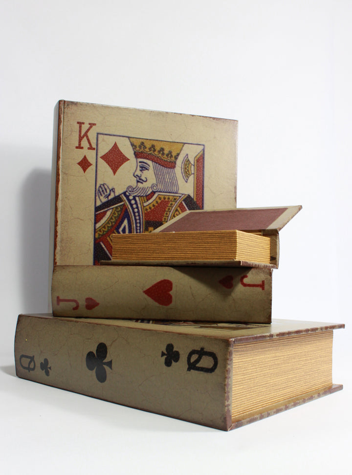 Storage Boxes –  Playing Card Storage Boxes – Alice In Wonderland Decor