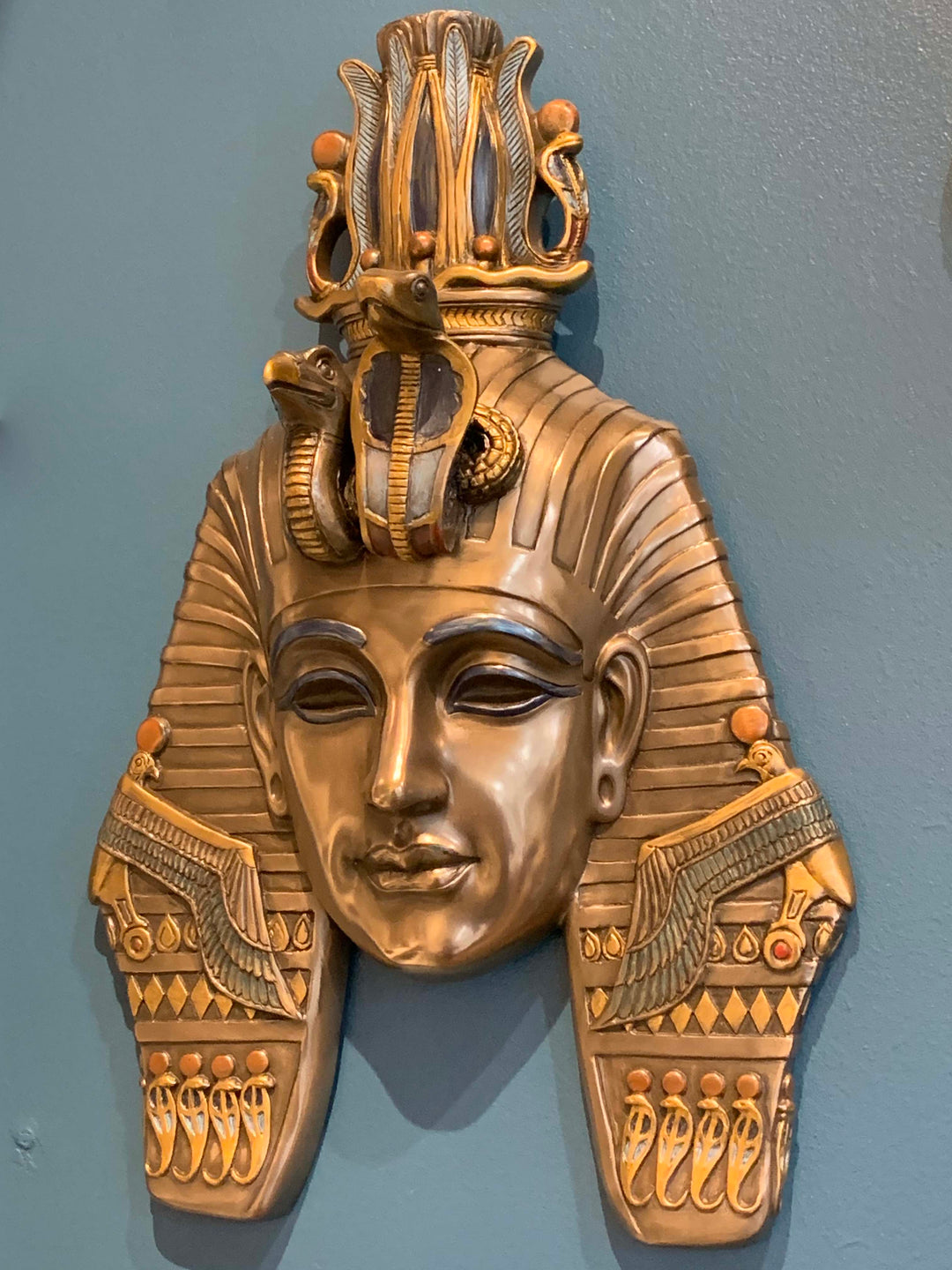 Ancient Egyptian Pharaoh King Wall Mask