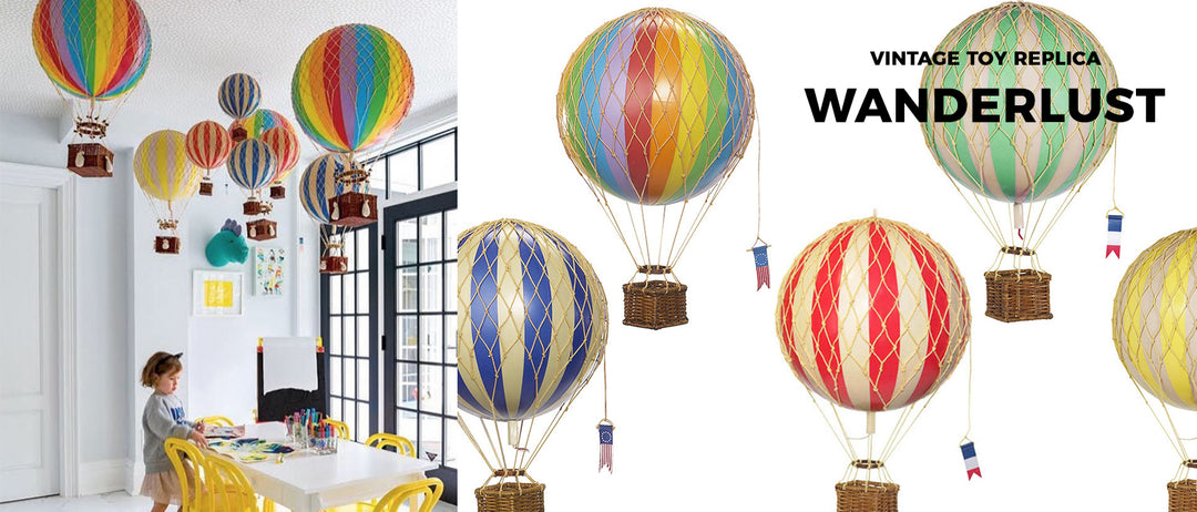 Small Hot Air Balloon, Vintage Hot Air Balloon Model, Small Balloons