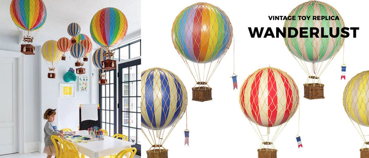 Small Hot Air Balloon, Vintage Hot Air Balloon Model, Small Balloons