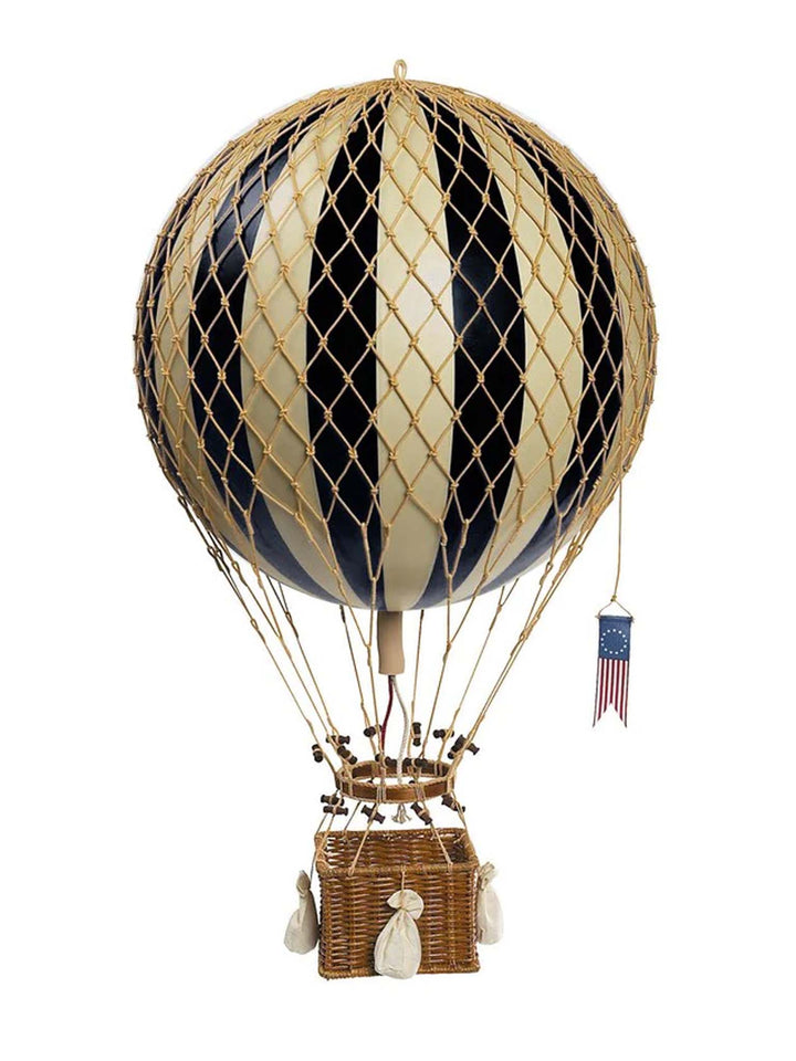 black Ivory cream balloon, red hot air balloon replica model, 