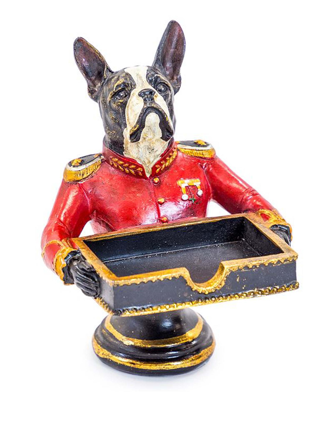 British Bulldog Holding Sweet Tray, Card Holder, Key Holder,