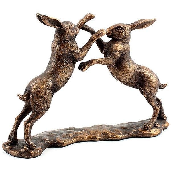 Fighting Hares, Bronze Hares – Dutch Hospital Luxury Lifestyle