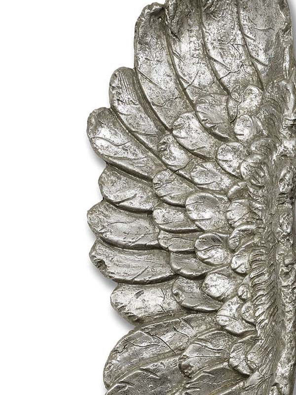 Antique silver angel wings (pair)