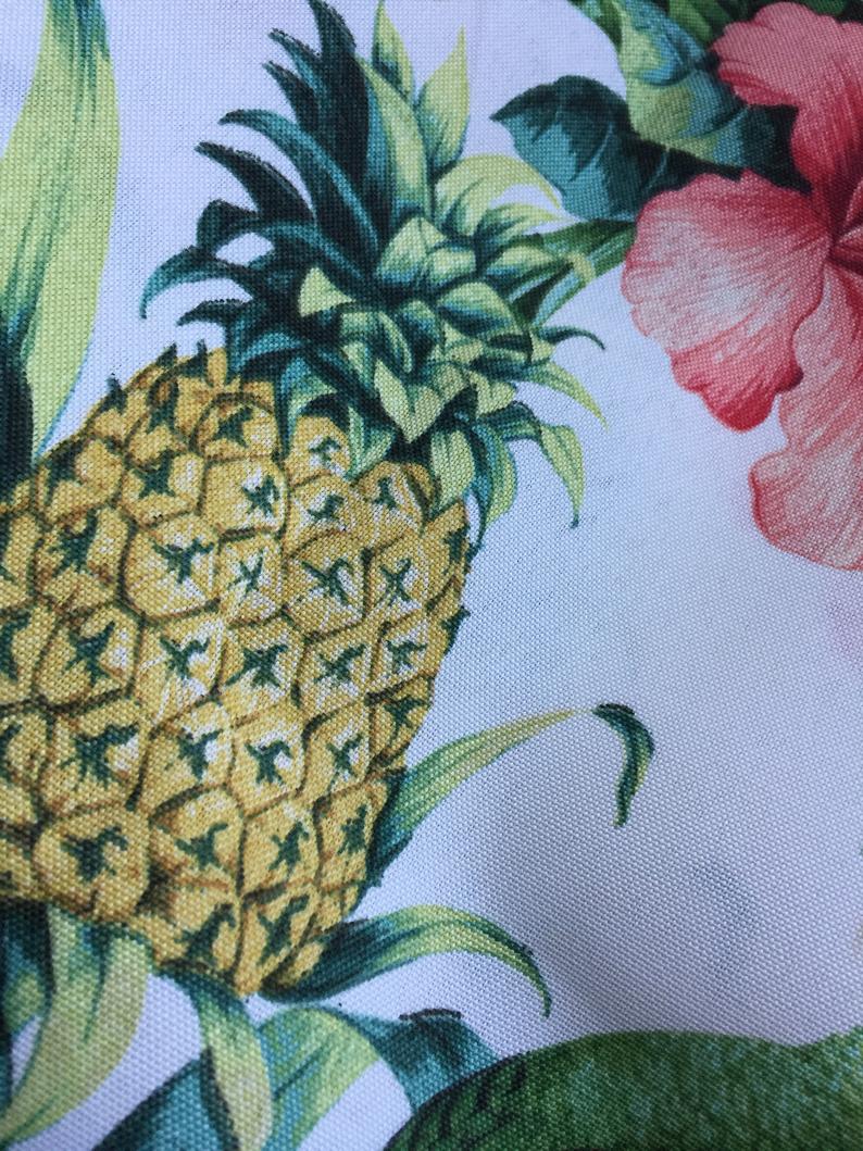 Tommy Bahama OUTDOOR Fabric - Pineapple Hawaii Print - Beach Bounty - Lush Green