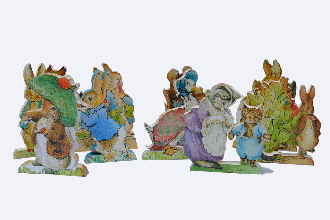 Beatrix Potter  Peter Rabbit Decor – Table Centrepiece – Peter Rabbit Free Standing Figures