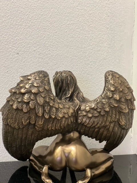 Bronze Angels Passion, Naked Angel Figurine Female