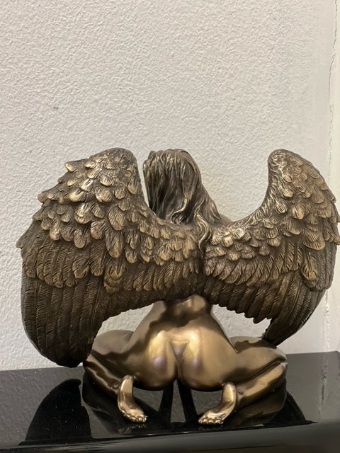 Bronze Angels Passion, Naked Angel Figurine Female