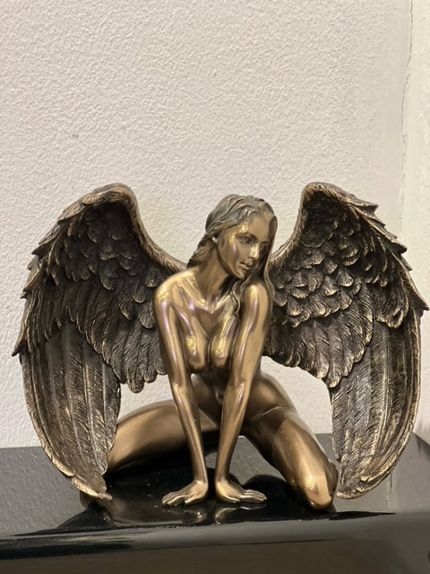 Bronze Angels Passion, Naked Angel Figurine Female