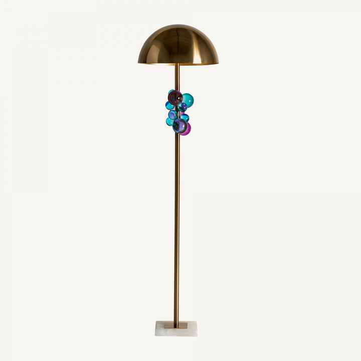 marble and crystal ball floor lamp 
