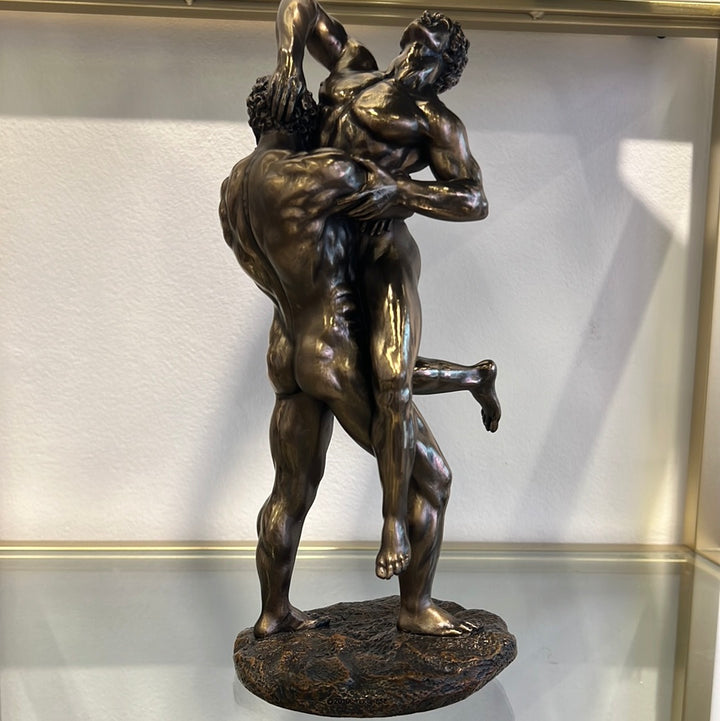 Hercules and Antaeus sculpture