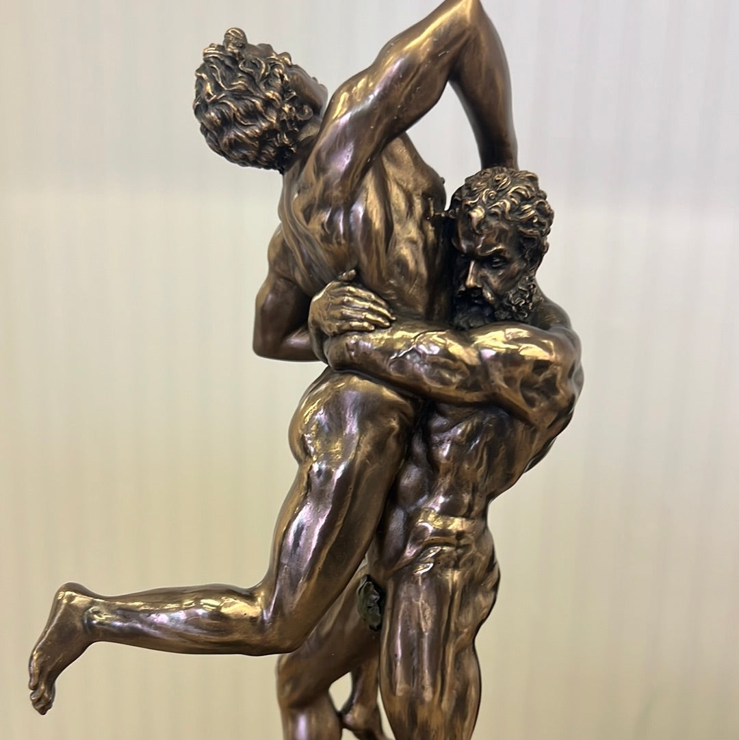 Hercules and Antaeus sculpture