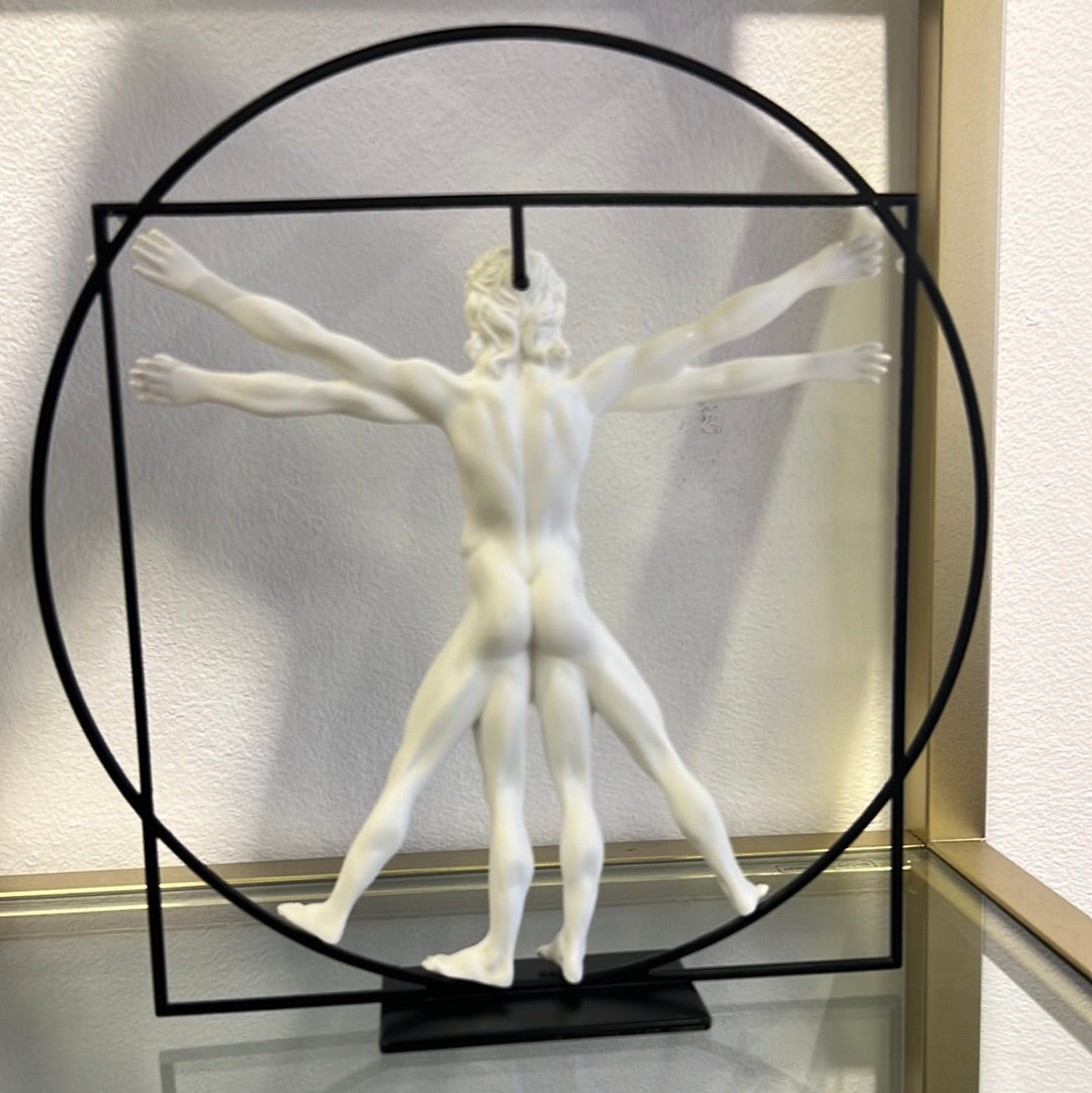 Da Vinci -Vitruvian Man Sculpture