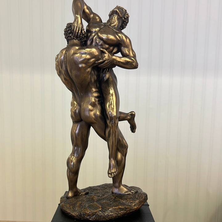 Hercules and Antaeus sculpture