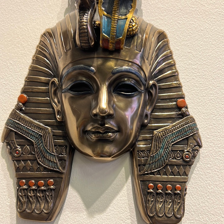 Ancient Egyptian Pharaoh King Wall Mask Decoration, 38cm