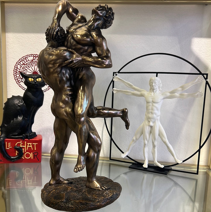 Hercules and Antaeus sculpture