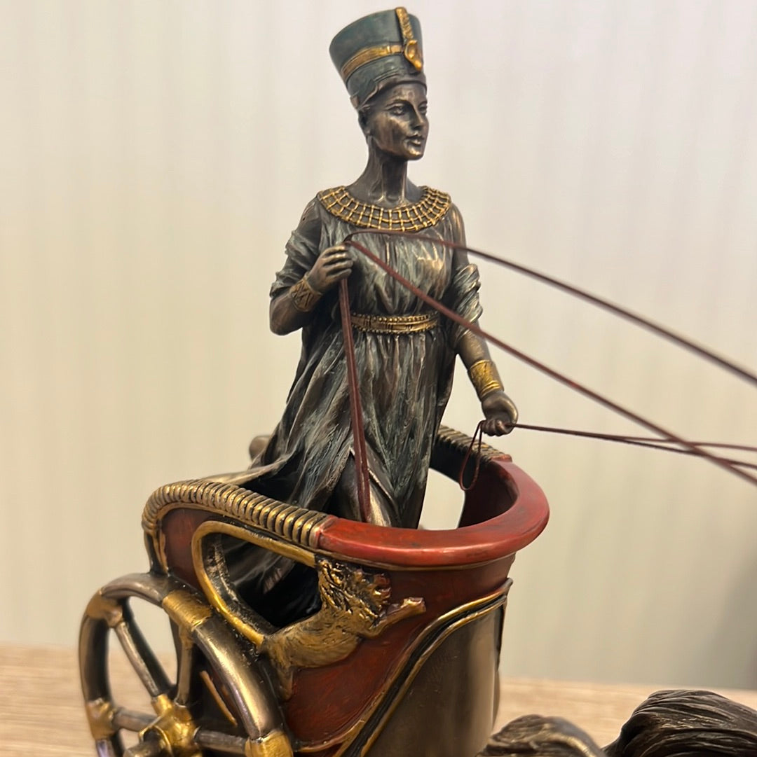 Egyptian Queen Nefertiti on Chariot