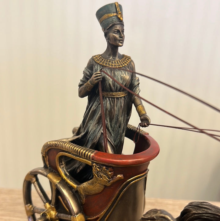 Egyptian Queen Nefertiti on Chariot