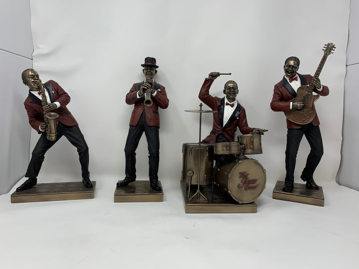 Sculpture: Jazz Band Music -Drummer/Pianist
