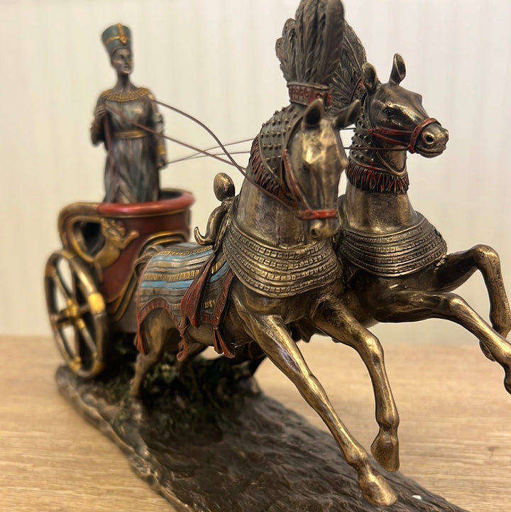 Egyptian Queen Nefertiti on Chariot