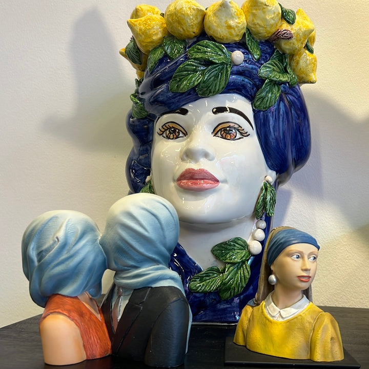 The Lovers, René Magritte Sculpture, 24cm
