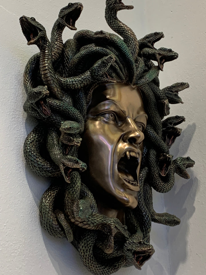 Small  Medusa Head Wall Plaque