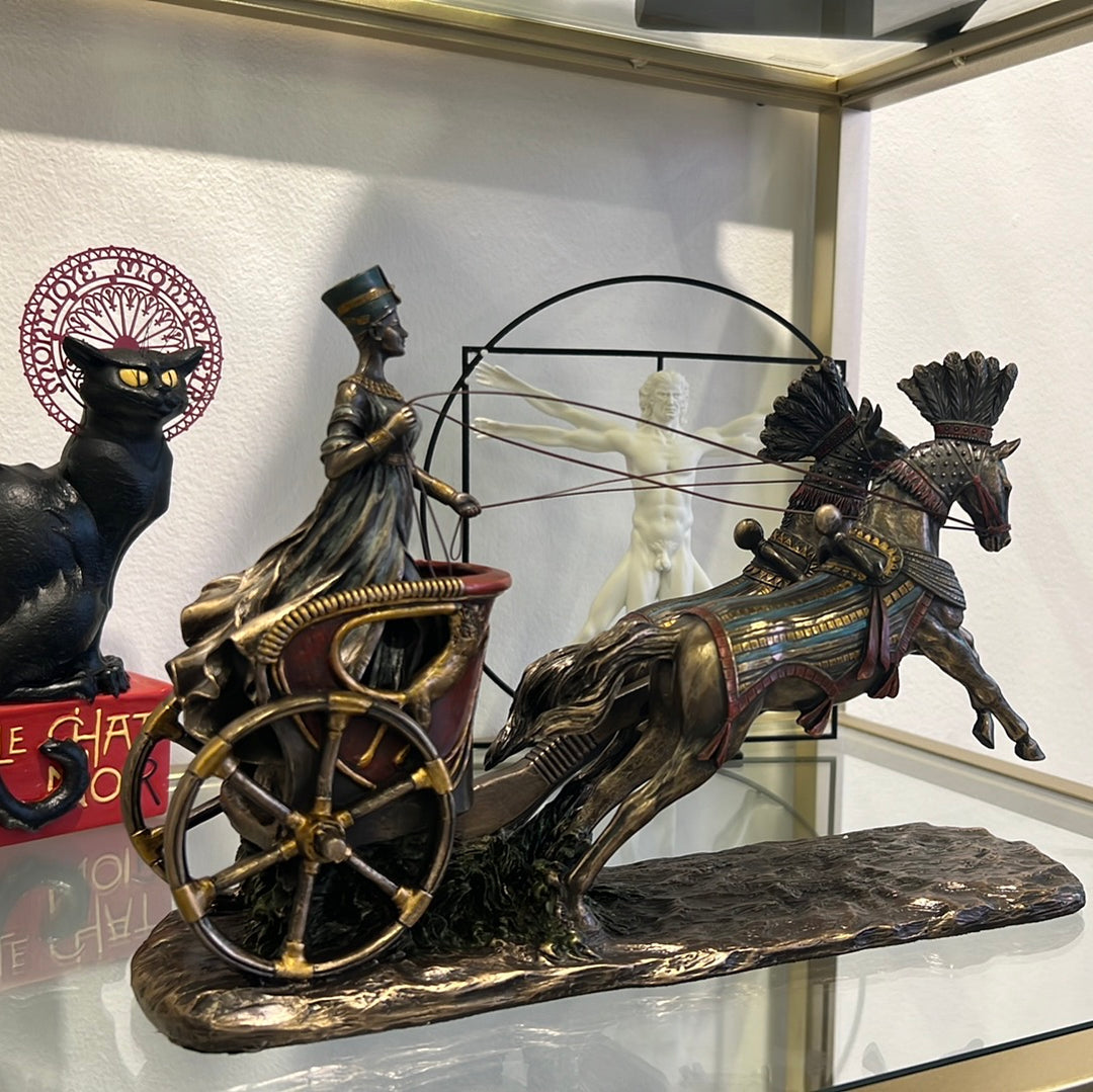 Egyptian Queen Nefertiti on Chariot