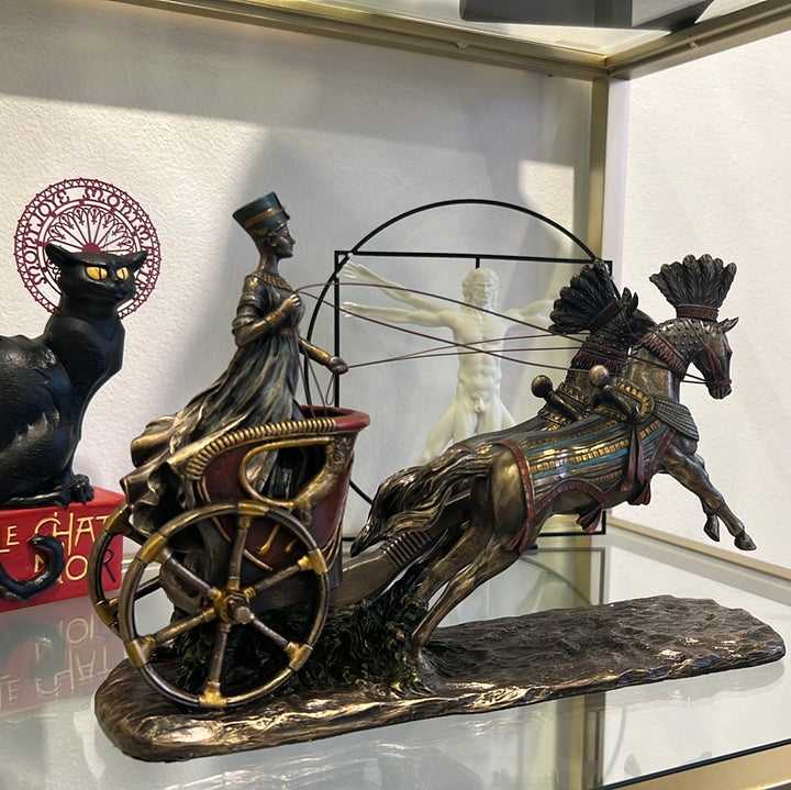 Egyptian Queen Nefertiti on Chariot