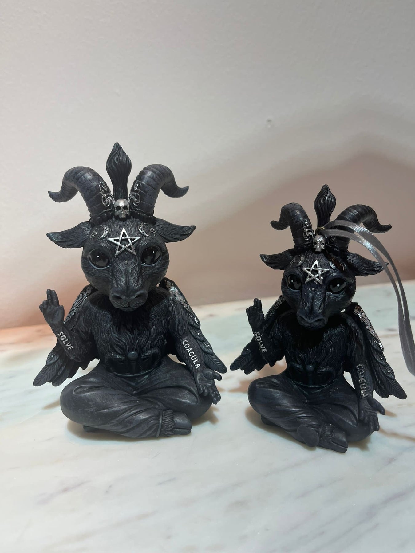 Baph Baphomet Figure Gothic and Pegan Symbol 30cm β Dutch Hospital Luxury ...