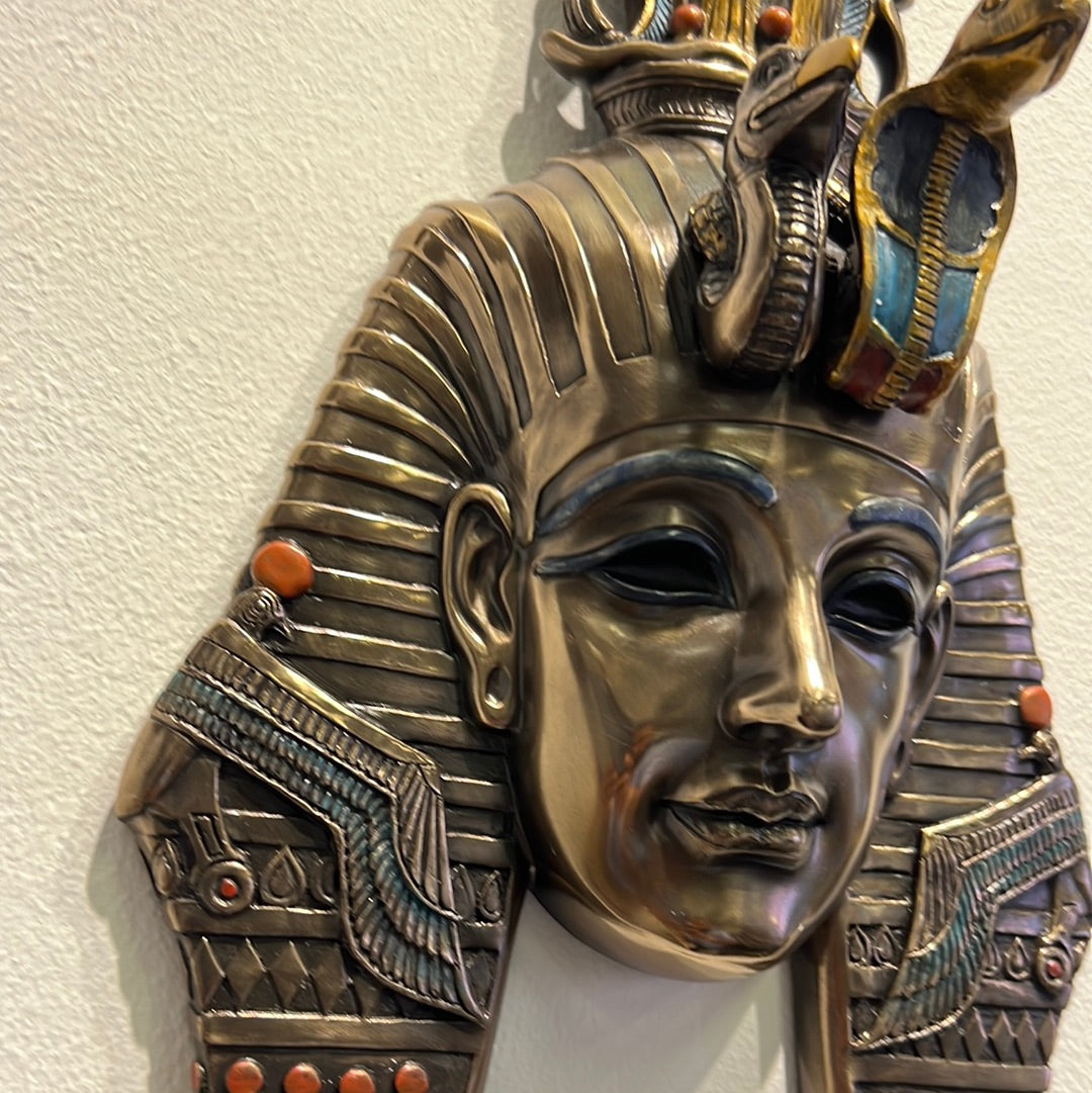 Ancient Egyptian Pharaoh King Wall Mask Decoration, 38cm