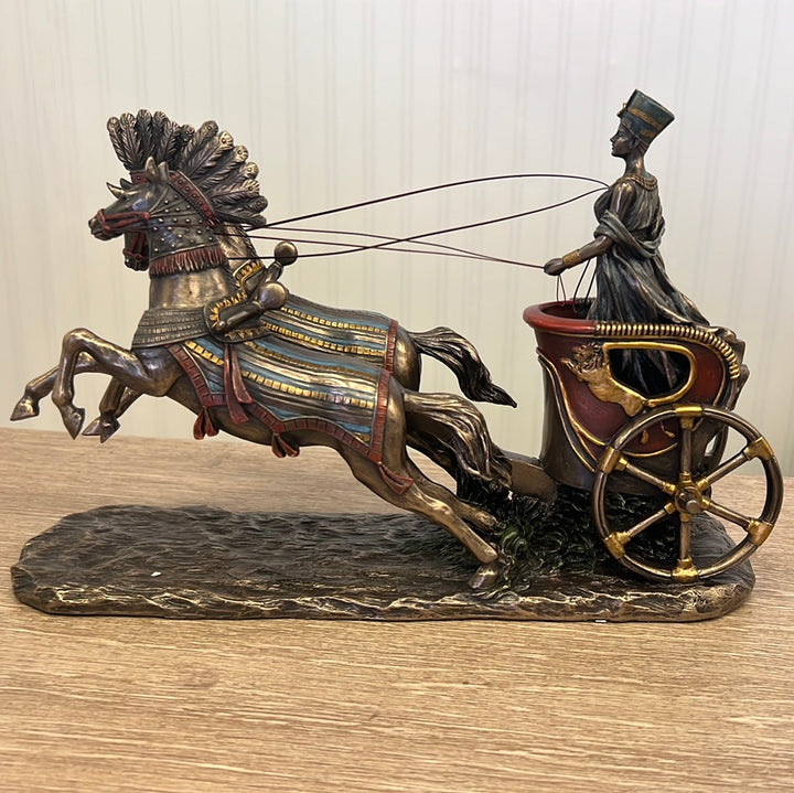 Egyptian Queen Nefertiti on Chariot