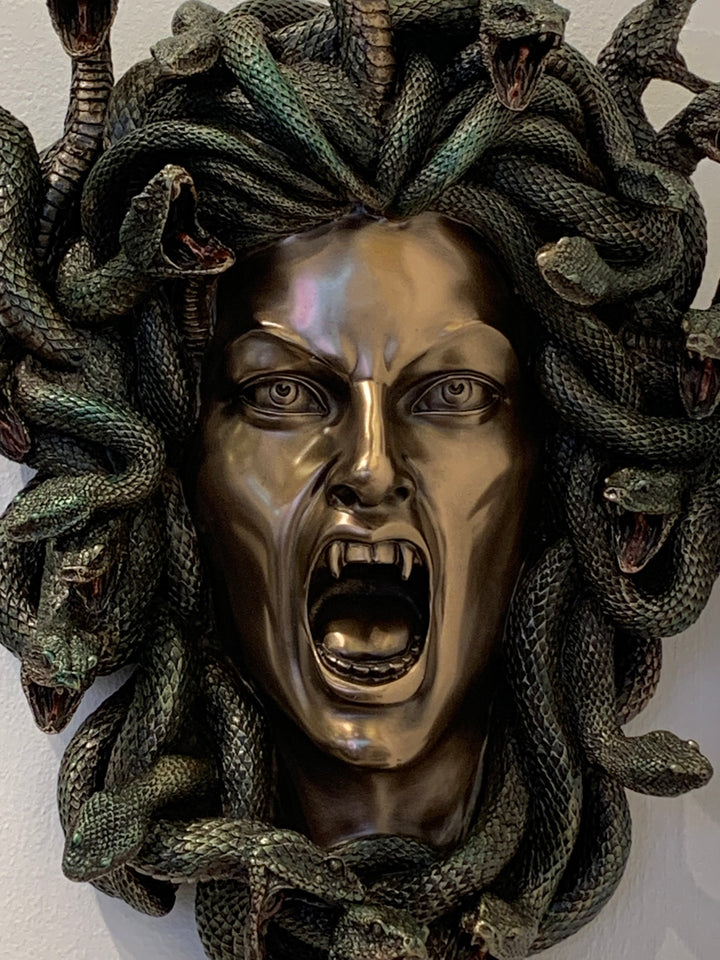  Medusa head sculpture