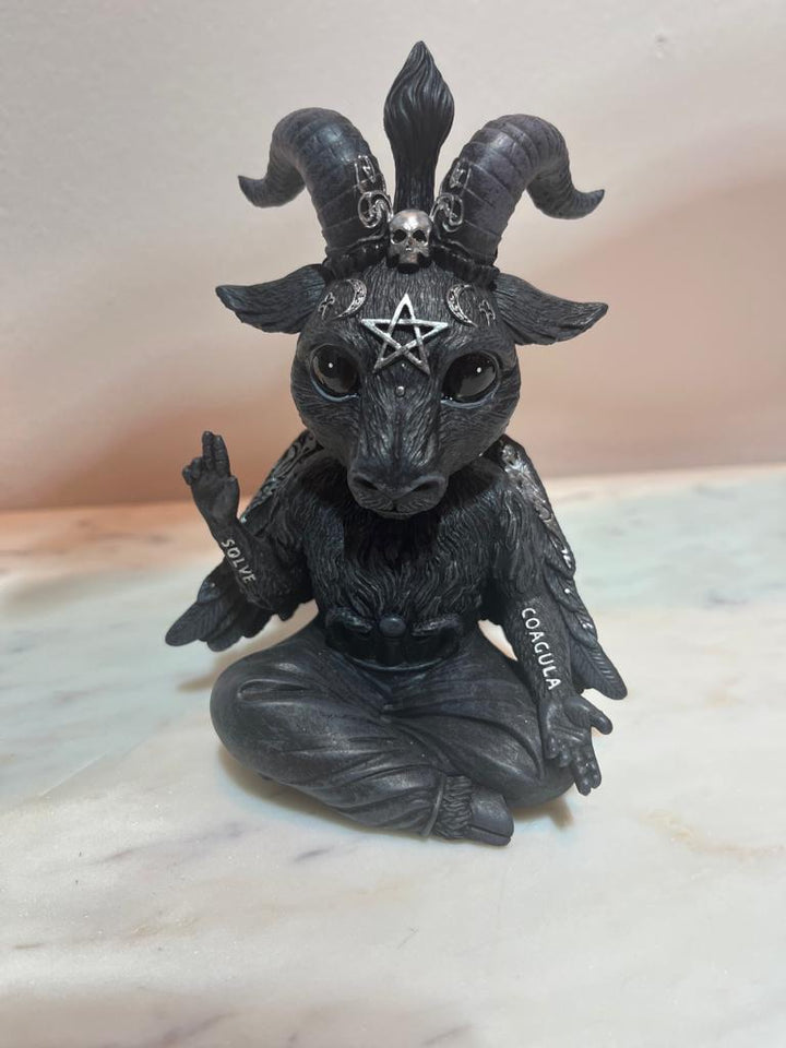 Baphomet, Sabbatic goat, Alchemy, forbidden Knowledge, Small Baphoboo exclusive cult cutie Baphomet figurine