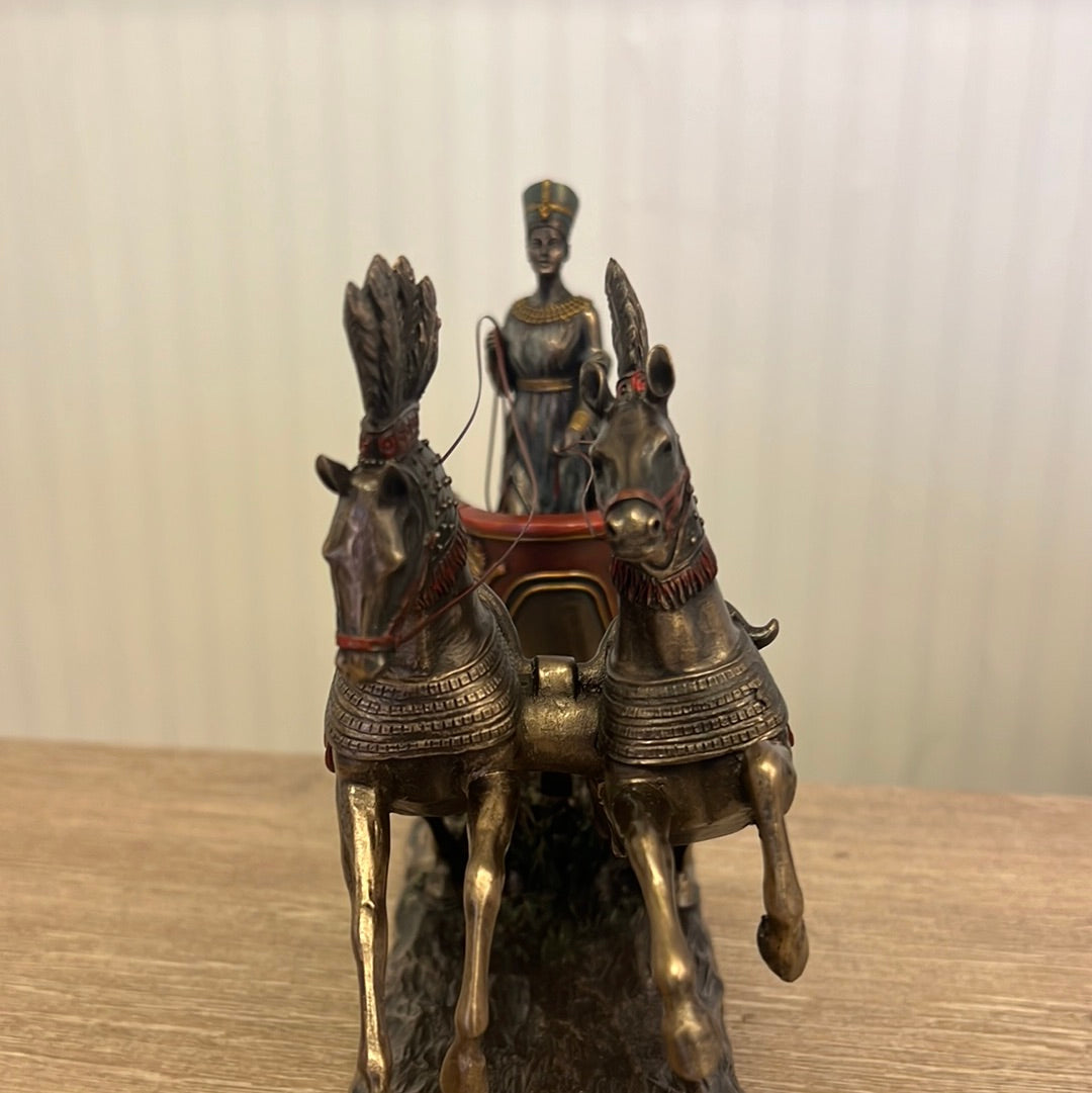Egyptian Queen Nefertiti on Chariot
