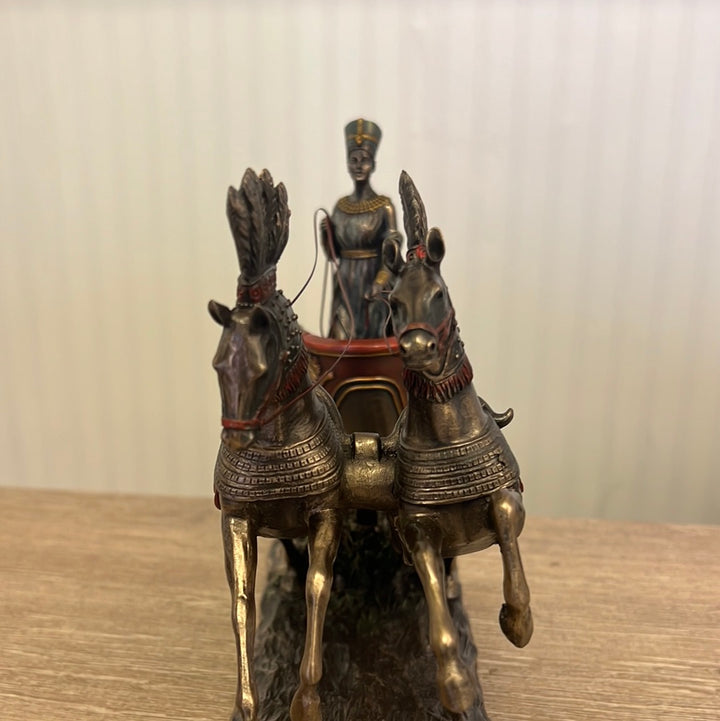 Egyptian Queen Nefertiti on Chariot