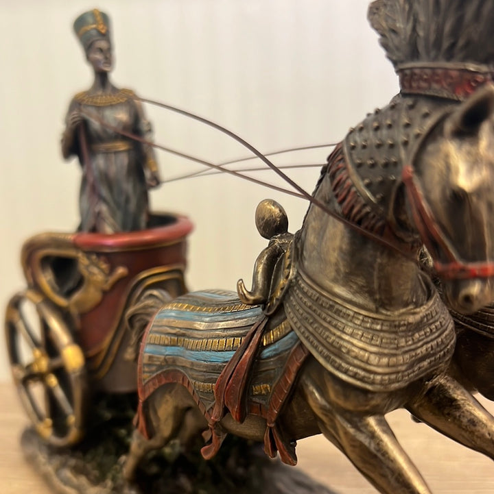 Egyptian Queen Nefertiti on Chariot