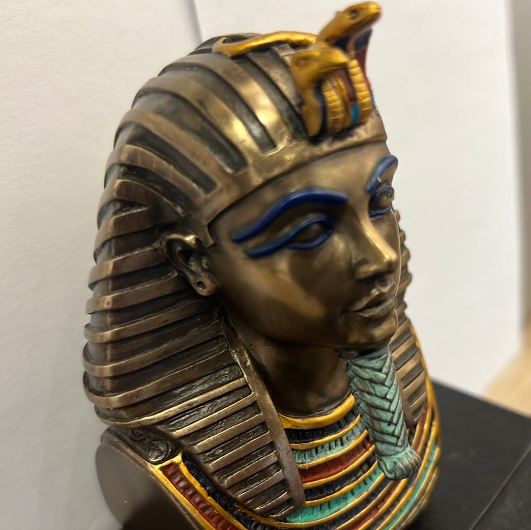 Bust Of Egyptian Pharaoh Tutankhuman