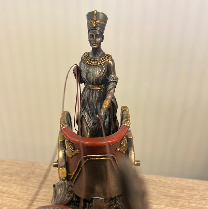 Egyptian Queen Nefertiti on Chariot
