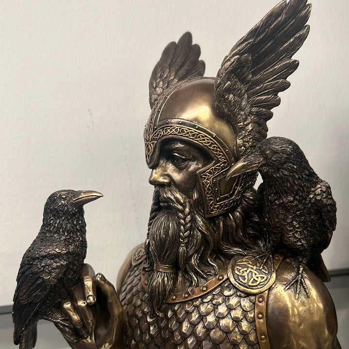 Odin Sculpture - Norse God Bust