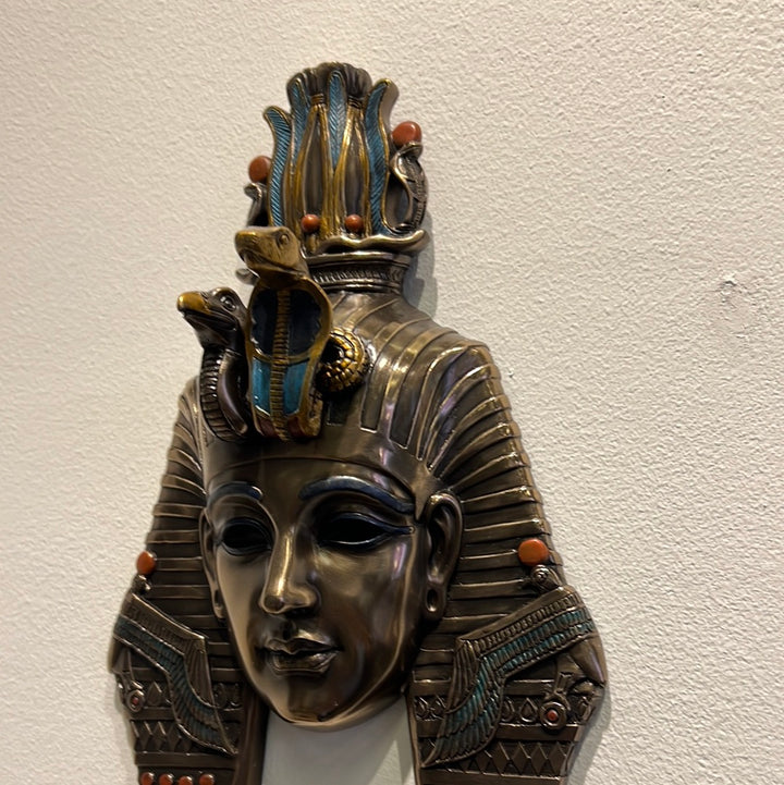 Ancient Egyptian Pharaoh King Wall Mask Decoration, 38cm