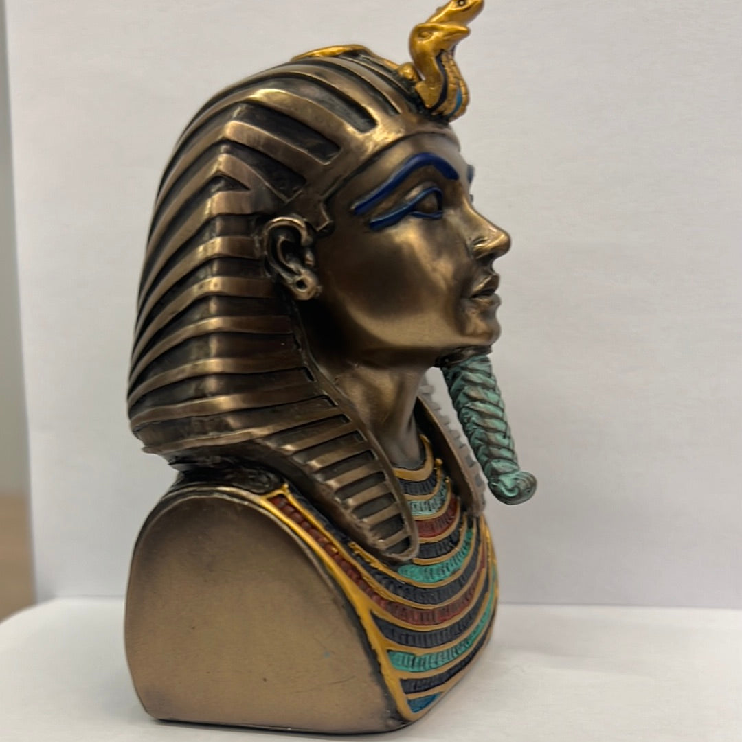 Bust Of Egyptian Pharaoh Tutankhuman