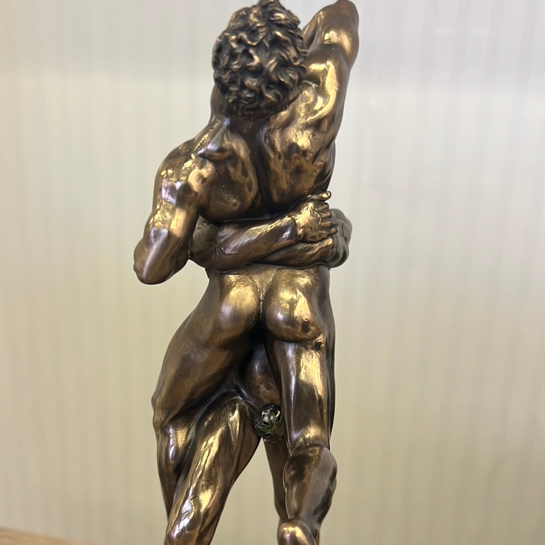 Hercules and Antaeus sculpture